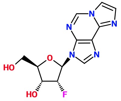 (image for) MC085344 3-(2-Deoxy-2-fluoro-β-D-ribofuranosyl)-3H-imidazo[2,1-i]purine (ACI)